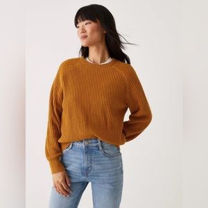 Frank & Oak - Mustard Crewneck Sweater - Size Small